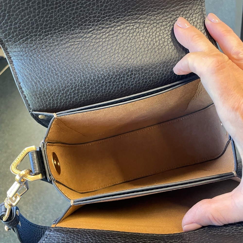 Pourchet Paris Sevres black flap bag small - Picture 14 of 17